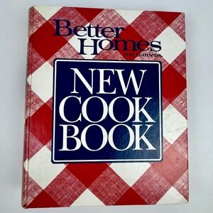 Better Homes and Gardens New Cook Book 1989 10th Edition Ring Binder Gingham